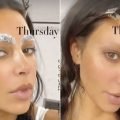 Kim Kardashian’s Bleached Eyebrow Trend